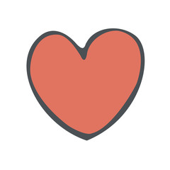 Heart Love Passion Friendship Family Icon Vector Concept