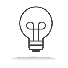 Lightbulb Ideas Creativity Development Icon Symbol Vector