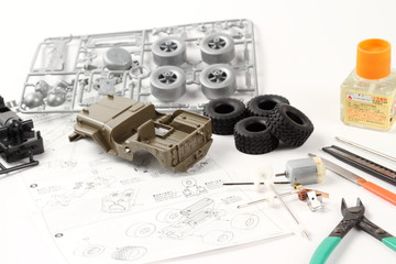 プラモデルの製作