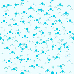 Water molecules seamless lab background