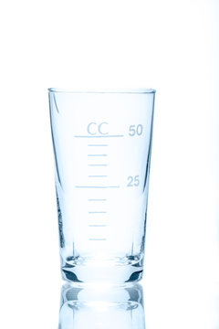 Temperature resistant conical beaker for measurements 50 ml