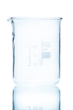 Temperature resistant cylindrical beaker for measurements 150 ml