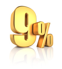 Gold 9 Percent