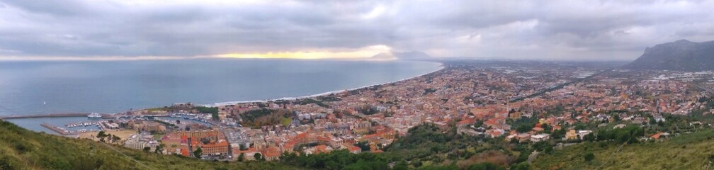 Obraz premium Veduta di Terracina - Latina - Lazio - Italia