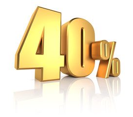 Gold 40 Percent