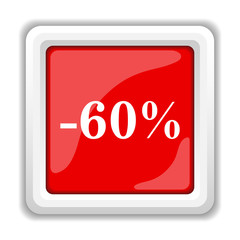 60 percent discount icon