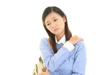 肩痛を訴えるOL
