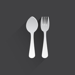 disware and cutlery web icon
