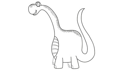 dinosaur - coloring book