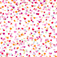 Vector Illustration of a Colorful Party Background with Confetti