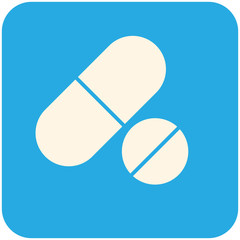 Vitamin pills icon