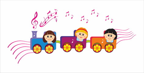 musical children train