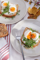 sandwiches with eggs