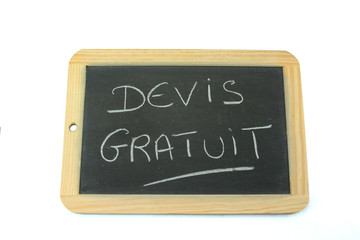 Fototapeta premium ardoise devis gratuit