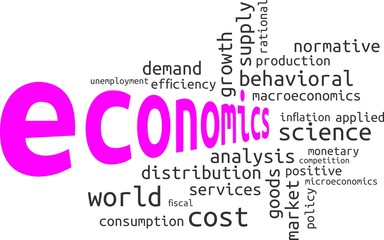 word cloud - economics