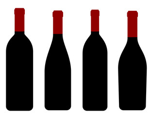 wine bottles