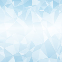 Geometric blue mosaic background.