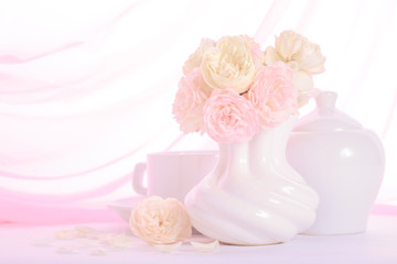 Still life with roses