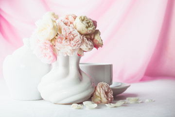 Still life with roses