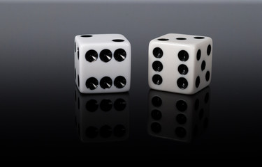 White dice