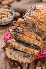 Fresh made Walnut Bread