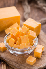 Pieces of Cheddar