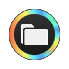 Fototapeta premium Colorful Web Button