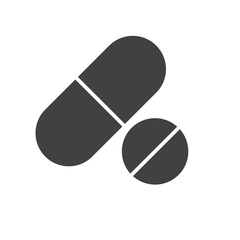 Vitamin pills icon