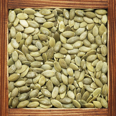 Pumpkin seeds, collection of products