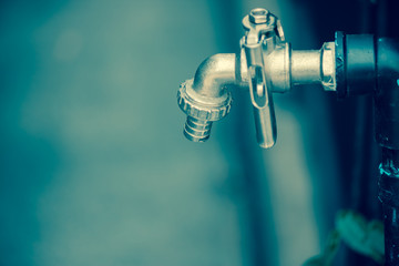 the stainless faucet