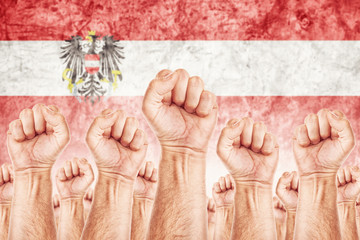 Austria Labour movement, workers union strike