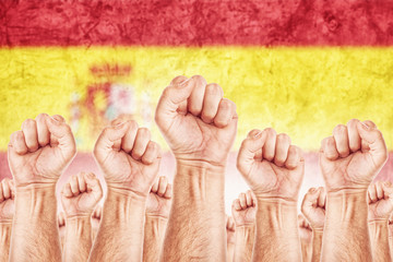 Spain Labour movement, workers union strike