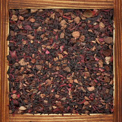 Hibiscus tea, collection of products