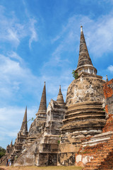 Fototapeta premium Wat Phra Si Sanphet in Ayutthaya, Thailand