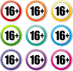 under sixteen icons