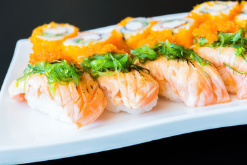Salmon sushi