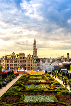 Cityscape of Brussels