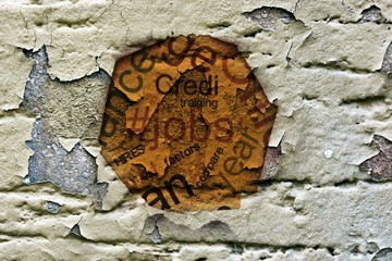Jobs grunge concept
