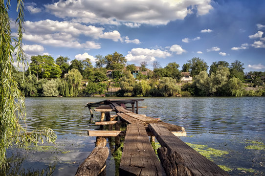 Old Wooden Foot Bridge