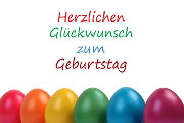 Geburtstag an Ostern
