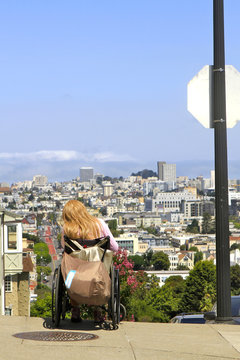 Fauteuil roulant &agrave; San Francisco