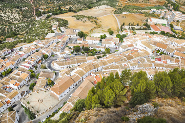 Obraz premium Town of Zahara de la Sierra, Cadiz, Spain