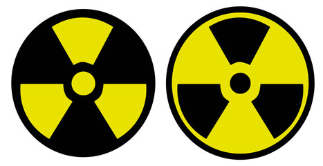 Fototapeta premium Nuclear signs