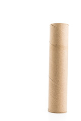 Empty roll tissue paper
