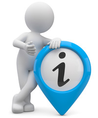 Männchen im Info Punkt