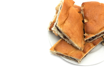 Pie-stuffed pastries. Photo.