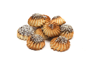 Round shortbread. Photo.