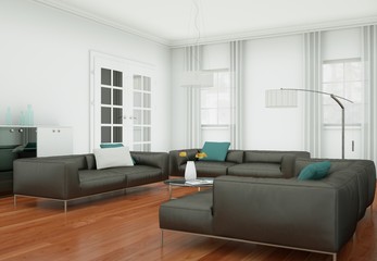 moderne Wohung Interieur Design