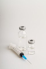 vials and syringe