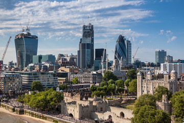 London skyline from the Tower Bridge - 75947787